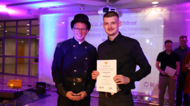 Freisprechungsfeier der Kreishandwerkerschaft Karlsruhe - Congratulations, Luca!
